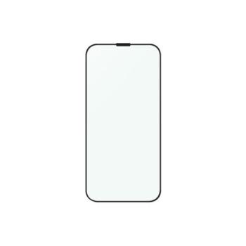 Apple iPhone 15 Pro Max, Kijelzővédő fólia, ütésálló fólia (az íves részre is!), Tempered Glass (edzett üveg), Anti Blue Ray, Uniq Optix VisionCare, fekete kép