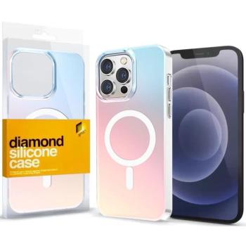 Apple iPhone 15 Pro, Műanyag hátlap védőtok + szilikon keret, közepesen ütésálló, színváltós, Magsafe töltővel kompatibilis, Xprotector Supernova Magsafe, színes kép