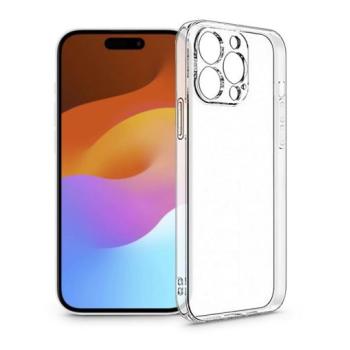 Apple iPhone 15 Pro szilikon hátlap - Clear Case - átlátszó kép