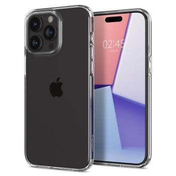 Apple iPhone 15 Pro, Szilikon tok, Spigen Liquid Crystal, átlátszó kép