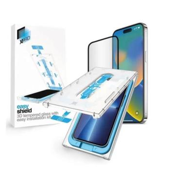 Apple iPhone 15 Pro Xprotector Easy Shield Tempered Glass 3D kijelzővédő üvegfólia, felhelyező készlettel kép