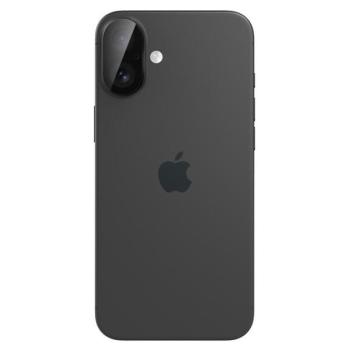 Apple iPhone 16 / 16 Plus, Kamera lencsevédő fólia, ütésálló fólia, Tempered Glass (edzett üveg), Spigen Glastr Ez Fit Optik Pro, fekete, 2 db / csomag kép