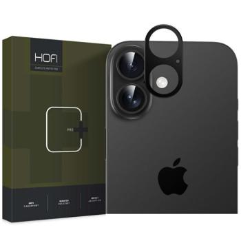 Apple iPhone 16 / 16 Plus, Kamera lencsevédő keret, alumínium, Alucam Pro Plus, fekete kép