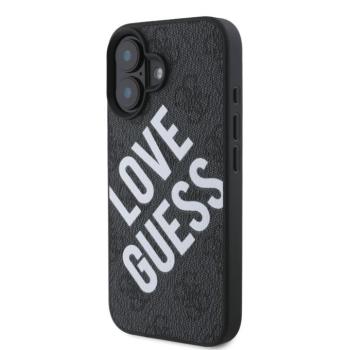 Apple iPhone 16 GUESS GUHMP16SP4PLGWK MagSafe Hátlap - Fekete kép