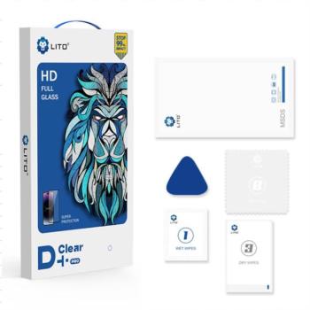 Apple iPhone 16 Lito D+ PRO Anti-Static 2.5D Full Üvegfólia - Fekete kép