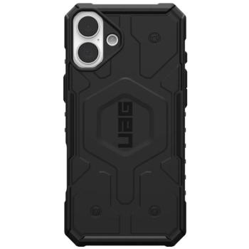 Apple iPhone 16 Plus, Műanyag hátlap védőtok, szilikon belső, közepesen ütésálló, Magsafe töltővel kompatibilis, UAG Pathfinder Magsafe, fekete kép