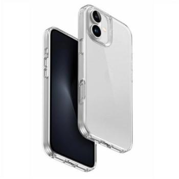 Apple iPhone 16 Plus, Szilikon tok, közepesen ütésálló, Uniq Air Fender, átlátszó kép