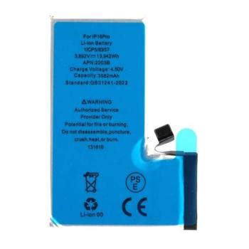 Apple iPhone 16 Pro, Akkumulátor, 3582 mAh, Li-Ion, kompatibilis kép