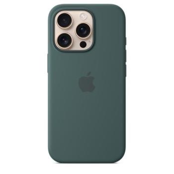Apple iPhone 16 Pro MagSafe gyári szilikon tok, tózöld kép