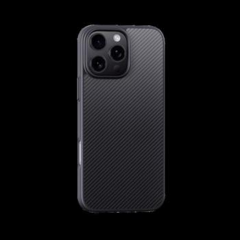 Apple iPhone 16 Pro Max Devia Kevlár Magsafe Shockproof Hátlap - Fekete kép
