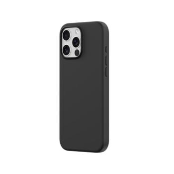 Apple iPhone 16 Pro Max Devia Nature Liquid Silicone Magsafe Hátlap - Fekete kép