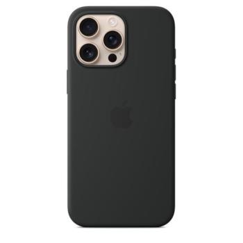 Apple iPhone 16 Pro Max MagSafe gyári szilikon tok, fekete kép
