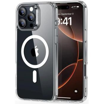 Apple iPhone 16 Pro, Szilikon tok, közepesen ütésálló, légpárnás sarok, Magsafe kompatibilis, ESR Classic Hybrid HaloLock, átlátszó kép