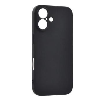 Apple iPhone 16, Szilikon tok, ultravékony, fekete kép