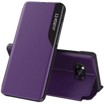 Apple iPhone 16e / 17e, Oldalra nyíló tok, stand, Wooze FashionBook, lila kép