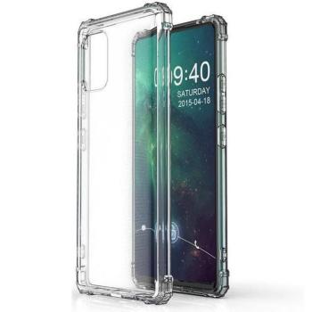 Apple iPhone 16e / 17e, Szilikon tok, légpárnás sarok, Wooze Silicone Armor, átlátszó kép