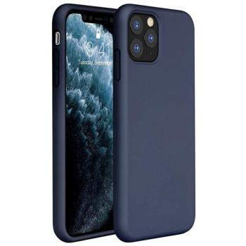 Apple iPhone 16e / 17e, Szilikon tok, Wooze Liquid Silica Gel, sötétkék kép