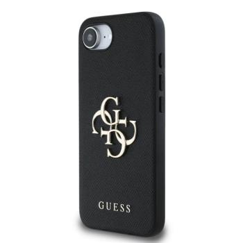 Apple iPhone 16e GUESS GUHCPSE4PGT4MBK Hátlap - Fekete kép