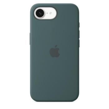 Apple iPhone 16e gyári szilikon tok, zöld kép