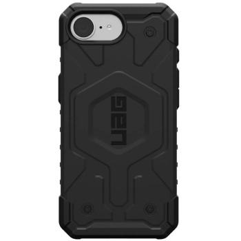 Apple iPhone 16e, Műanyag hátlap védőtok, szilikon belső, közepesen ütésálló, Magsafe töltővel kompatibilis, UAG Pathfinder Magsafe, fekete kép