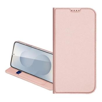 Apple iPhone 16e, Oldalra nyíló tok, stand, Dux Ducis, vörösarany kép