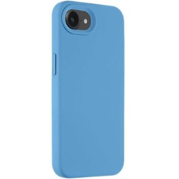 Apple iPhone 16e, Szilikon tok, mikrofiber plüss belső, Magsafe kompatibilis, Tactical MagForce Velvet Smoothie, kék kép