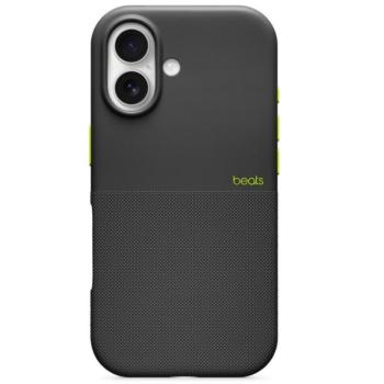 Apple iPhone 17 Beats gyári Rugged tok, MagSafe, Camera Control kompatibilis, everestfekete kép