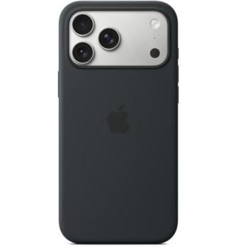 Apple iPhone 17 Pro gyári szilikon tok, MagSafe, fekete kép