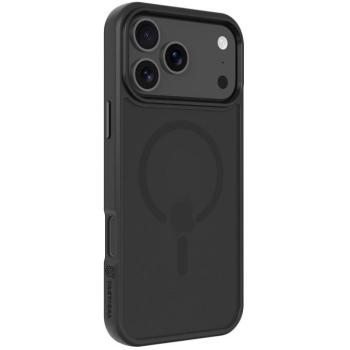 Apple iPhone 17 Pro Max, Műanyag hátlap védőtok + szilikon keret, közepesen ütésálló, Magsafe kompatibilis, Tactical MagForce Hyperstealth, áttetsző/szürke kép