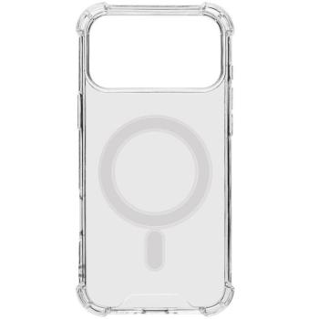 Apple iPhone 17 Pro Max, Műanyag hátlap védőtok + szilikon keret, közepesen ütésálló, Magsafe töltővel kompatibilis, Tactical MagForce Plyo, átlátszó kép