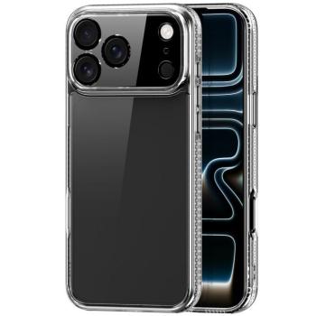 Apple iPhone 17 Pro, Műanyag hátlap védőtok + szilikon keret, Dux Ducis Clin, átlátszó kép