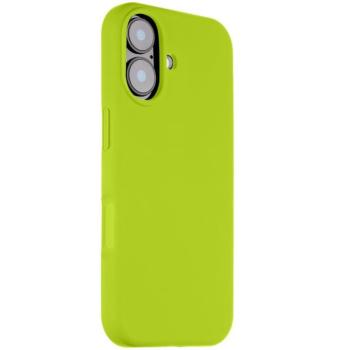 Apple iPhone 17, Szilikon tok, mikrofiber plüss belső, Magsafe kompatibilis, Tactical MagForce Velvet Smoothie, világoszöld kép