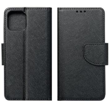 Apple iPhone 5 / 5S / SE, Oldalra nyíló tok, stand, Fancy Book, fekete kép