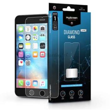 Apple iPhone 6/6S edzett üveg képernyővédő fólia - MyScreen Protector Diamond Glass Lite Full Glue - átlátszó kép