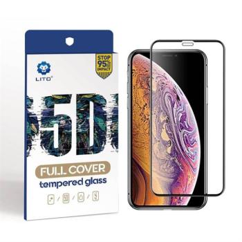 Apple iPhone 6/6s Plus Lito 5D HD Full Cover Üvegfólia - Fekete kép