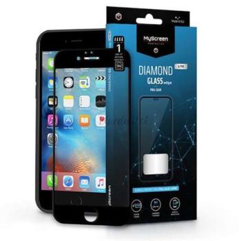 Apple iPhone 6/iPhone 6S edzett üveg képernyővédő fólia - MyScreen Protector Diamond Glass Lite Edge2.5D Full Glue - fekete kép
