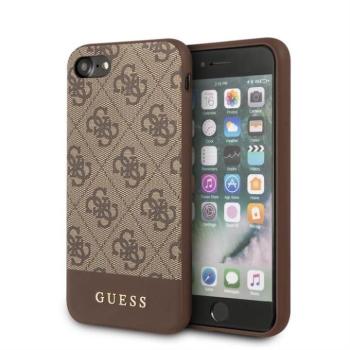 Apple iPhone 7/8/SE2 GUESS GUHCI8G4GLBR Hátlap - Barna kép