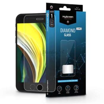 Apple iPhone 7/iPhone 8/SE 2020/SE 2022 edzett üveg képernyővédő fólia - MyScreen Protector Diamond Glass Lite Full Glue - átlátszó kép