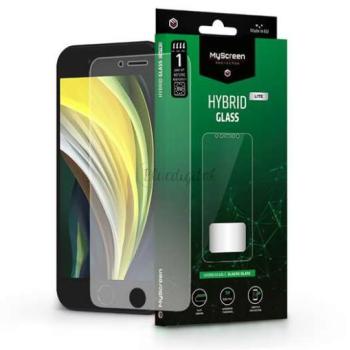 Apple iPhone 7/iPhone 8/SE 2020/SE 2022 rugalmas üveg képernyővédő fólia - MyScreen Protector Hybrid Glass Lite - átlátszó kép