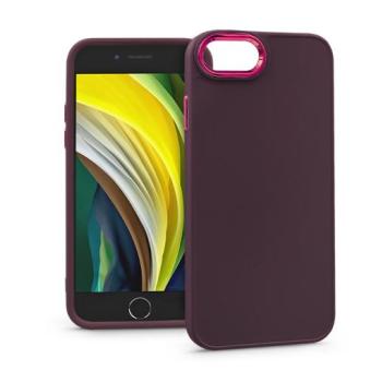 Apple iPhone 7/iPhone 8/SE 2020/SE 2022 szilikon hátlap - Frame - bíbor kép