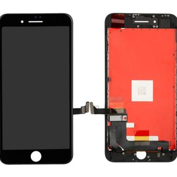 Apple iPhone 8 Plus kompatibilis LCD kijelző érintőpanellel, OEM jellegű, fekete, Grade R kép