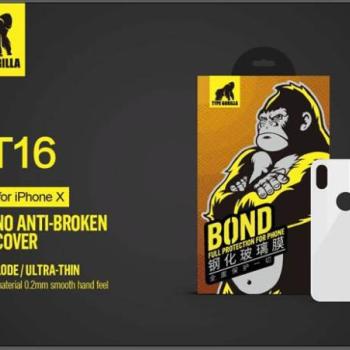 Apple iPhone 8 TG 3D Nano Hátlapi Ütésálló Fólia - Fehér kép