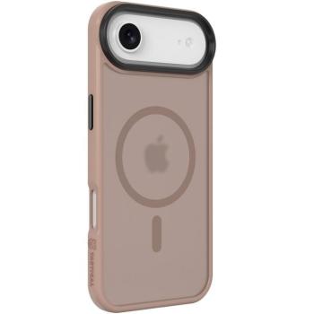 Apple iPhone Air (2025), Műanyag hátlap védőtok + szilikon keret, közepesen ütésálló, Magsafe kompatibilis, Tactical MagForce Hyperstealth, áttetsző/barna kép