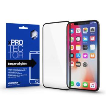 Apple iPhone SE 2022/2020 Xprotector Tempered Glass Full Size 3D kijelzővédő üvegfólia, fekete kép