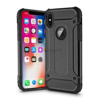 Apple iPhone X ütésálló hátlap - Armor - fekete kép
