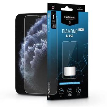 Apple iPhone X/XS/11 Pro edzett üveg képernyővédő fólia - MyScreen Protector Diamond Glass Lite Full Glue - átlátszó kép