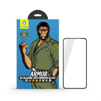Apple iPhone XS Max/11 Pro Max Blueo Armor Silicon Edge 3D Üvegfólia - Fekete kép