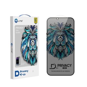 Apple iPhone XS Max/11 Pro Max Lito D+ Pro 2.5D Full Privacy Üvegfólia - Fekete kép