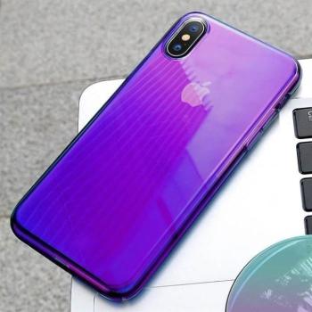 Apple iPhone XS Max Baseus Glow Case Hátlap - Fekete kép