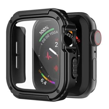 Apple iWatch 4/5/6/SE 40mm Lito S+ Armor Üveg Előlap - Fekete kép